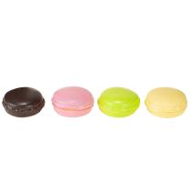 tételeket Mesterséges díszítő macaron meringue sütik, színes, 5cm, 8 darab, macaron cukrászati dekoráció
