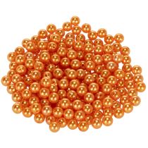 tételeket Dekoratív narancssárga gyöngyök, 8 mm, 250 darab