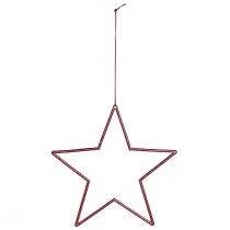 tételeket Dekoratív Karácsonyi Csillagok, Csillámos Piros, 18 cm, 8 Darab - Karácsonyfa Díszek és Ablakdekorációk