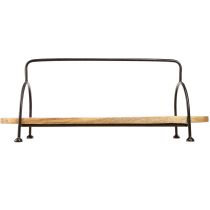 tételeket Dekoratív tálca, hosszúkás ovális fa tálca fogantyúval 70cm