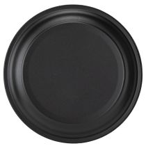 tételeket Dísztányér fém tál dísztányér antracit Ø26cm 2db