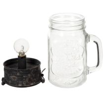 tételeket Dekoratív ivópohár LED lámpával Ø8cm M16cm