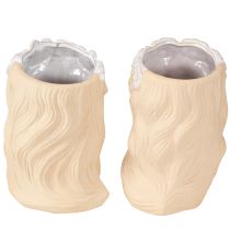 tételeket Dekoratív váza kerámia virágtartó lánynak Ø7.5cm M16cm 2db