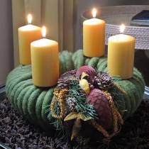 tételeket Dekoratív kúp bolyhos Rooibos 9,5cm/8cm 12 db