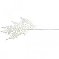 tételeket Deco páfrány műnövény páfránylevél műpáfrány fehér L78cm