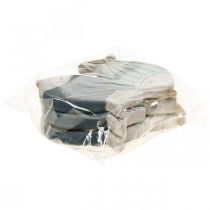 tételeket Dekoratív Fish Maritime Függő Dekoráció Fa halkék H11cm 6db