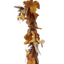 Dekoratív füzér őszi füzér, növényfüzér színes őszi levelek dekoráció 195cm