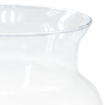 tételeket Dekoratív üvegváza lámpás üveg átlátszó Ø18cm H20cm