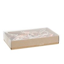 tételeket Dekoratív fogascsillag, szív réz 3-4cm 24 db