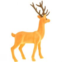 tételeket Dekoratív Szarvas Rénszarvas Sárga Barna Dekoratív Figura Pehelykötött 37cm