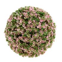 tételeket Díszlabda rózsaszín zöld művirág labda Ø18cm 1db