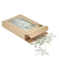 tételeket Dekoratív szitakötők nyári dekorációhoz ezüst 5×4cm 36 db