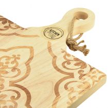 tételeket Dekoratív vágódeszka téglalap alakú mangófa tálca 33×29cm