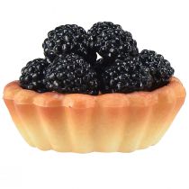 tételeket Dekoratív mini torták gyümölcsökkel, 6 cm, műtorta-replikák kirakatokba és displayekbe, 4 db-os készlet