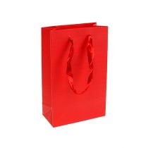 Deco táska ajándék piros 12cm x 19cm 1db