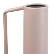 tételeket Modern díszes fémváza világos rózsaszínben, 19,5 cm; dizájner díszes kancsó, 38,5 cm magas, szárított virágoknak