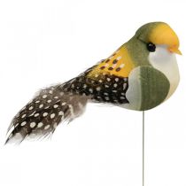 Deco madarak mini madár drótrugós dekoráció 3×6cm 12db