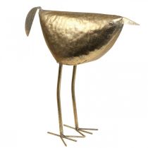 Deco madár Deco figura madár arany fém dekoráció 46×16×39cm
