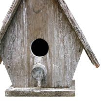 Dekoratív madárház akasztható Birdhouse Deco Grey H22cm