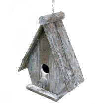tételeket Dekoratív madárház akasztható Birdhouse Deco Grey H22cm