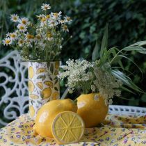 Deco citrom kerámia nyári dekoráció asztali dekoráció 11cm