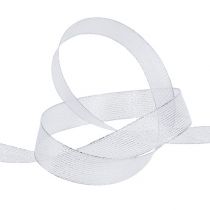 tételeket Dekoratív szalag lurex csíkokkal ezüst 25mm 20m