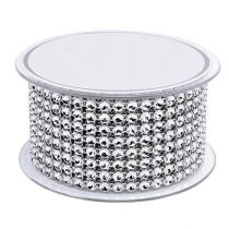 tételeket Dekoratív szalag utcai hatású ezüst 40mm 2m