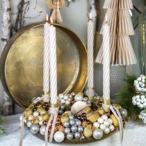 tételeket Dekoratív szalag bársony szalag ajándék szalag Bársony bézs 10mm 20m