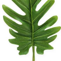 tételeket Dekoratív levelek Philodendron zöld SZ11cm L34cm 6db