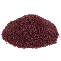 tételeket Dekoratív granulátum Burgundy díszkövek 2mm - 3mm 2kg