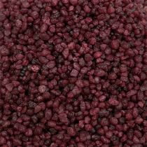 tételeket Dekoratív granulátum Burgundy díszkövek 2mm - 3mm 2kg