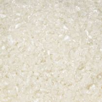 tételeket Dekorációs granulátum, üveggranulátum, dekoratív homok 1-2 mm, gyöngyház, 2 kg