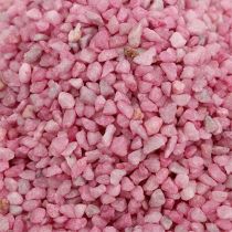 tételeket Dekoratív granulátum rózsaszín díszkövek 2mm - 3mm 2kg