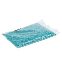 tételeket Dekoratív granulált türkiz díszkövek 2mm - 3mm 2kg