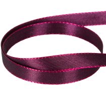 tételeket Dekoratív szalag, keskeny, fényes taft szalag ajándékcsomagoláshoz, 10 mm széles, 50 m hosszú