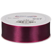 tételeket Ajándékszalag, lila taft szalag, elegánsan fényes, 25 mm széles, 50 m hosszú