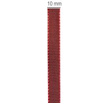 tételeket Dekoratív taft szalag, keskeny, ajándékcsomagoláshoz, 10 mm széles, 50 m hosszú