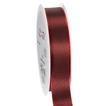 tételeket Ajándékszalag, elegáns és fényes taft szalag ünnepi alkalmakra, 25 mm széles, 50 m hosszú