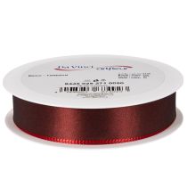 tételeket Ajándékszalag, elegáns és fényes taft szalag ünnepi alkalmakra, 25 mm széles, 50 m hosszú