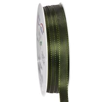 tételeket Dekoratív szalag, keskeny taft szalag kreatív ajándékcsomagoláshoz, 10 mm széles, 50 m hosszú