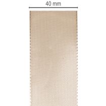 tételeket Dekoratív taft szalag tekercsben, masni szalag, 40 mm széles, 50 m.