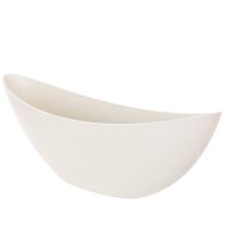 tételeket Dekoratív tál bézs színben 55,5 cm x 14 cm, magasság 17,5 cm, 1 darab