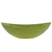 tételeket Dekoratív tál műanyag világoszöld 39cm x 13cm H13cm 1 db