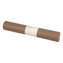 tételeket Műbőr barna dekoratív szövet bőr asztali futómű 33cm×1,35m