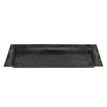 tételeket Dekoratív tálca márványozott antracit 36x17cm 6db