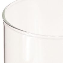 tételeket Díszváza, virágváza, üvegváza, színtelen Ø9cm H20cm