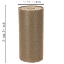 tételeket Nem szőtt asztaldísz tekercs 24 cm x 25 m barna színben ünnepi asztalokra