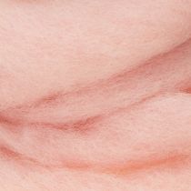 tételeket Dekoratív gyapjú rózsaszín 2m-es gyapjúzsinór nemezelésre, kézműveskedéshez és virágkötészethez