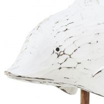 tételeket Delfin dekoráció Albasia Tengeri fa dekoráció fehér 28×6,5×26cm