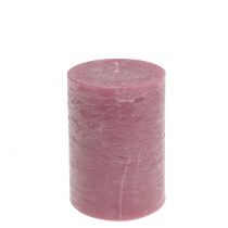 tételeket Egyszínű gyertyák antik rózsaszín 85x120mm 2db